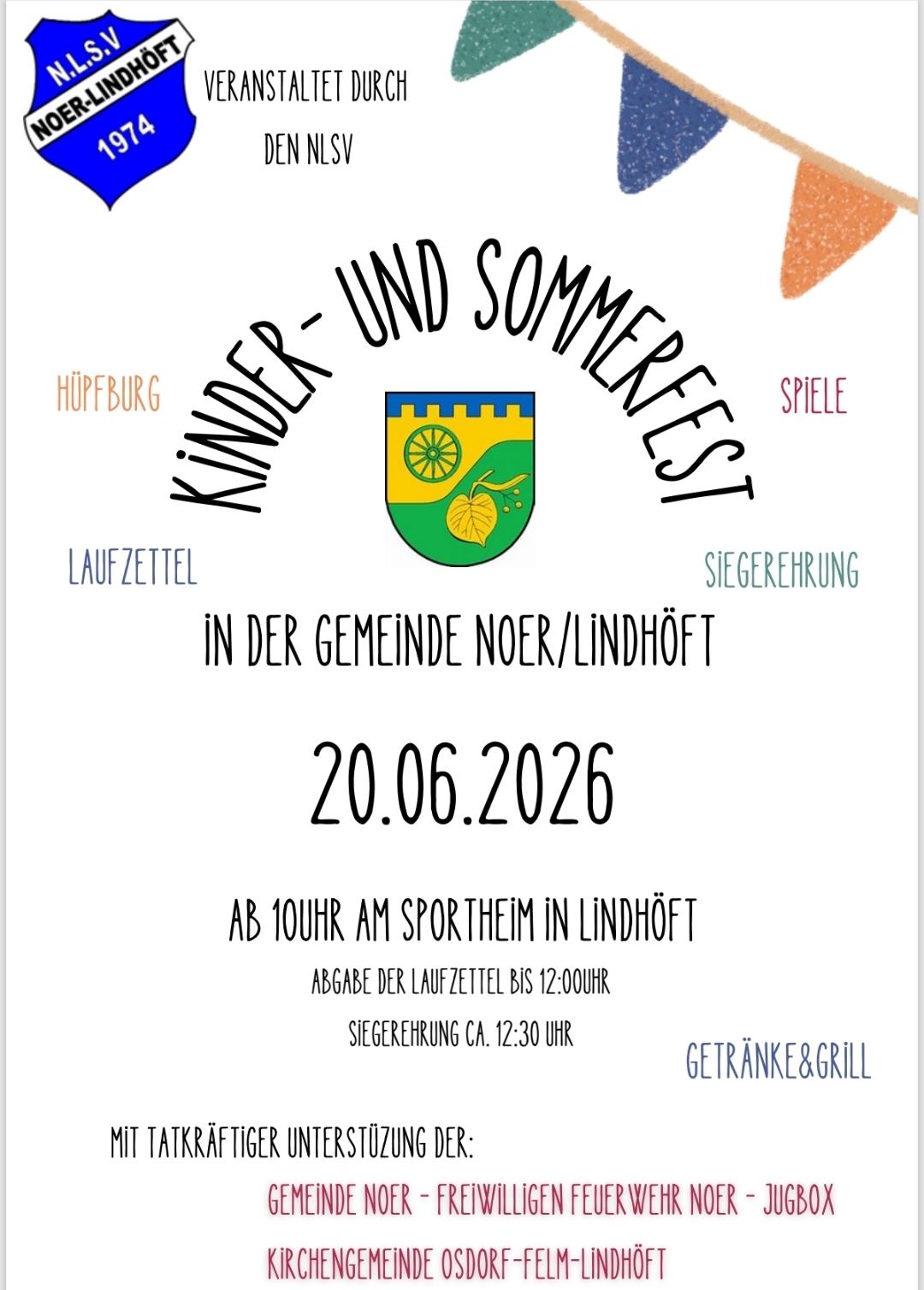 Einladung zum Kinder- und Sommerfest 2026